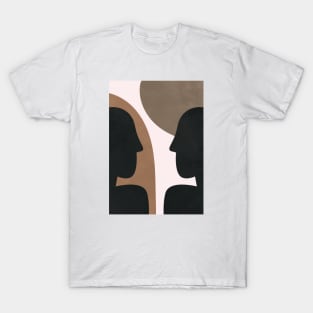 Abstract Scandinavian Human Figure T-Shirt
